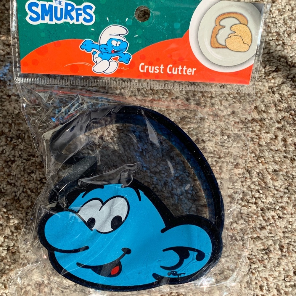 The Smurfs Smurf Face Crust Cutter - Blue